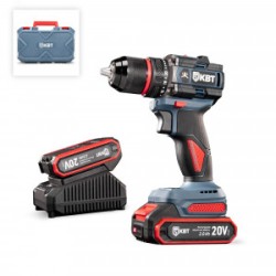 Дрель-шуруповерт DB-20-13 серия ПРОФИ, Дрель-шуруповерт аккумуляторная 20V бесщеточная с максимальным размером оснастки до 13 мм, 2 аккумуляторные батареи: Li-ion, 20 В/2Ач, з/у Дрель-шуруповерт DB-20-13 серия ПРОФИ, Дрель-шуруповерт аккумуляторная 20V бесщеточная с максимальным размером оснастки до 13 мм, 2 аккумуляторные батареи: Li-ion, 20 В/2Ач, з/у