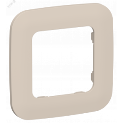 FLITE ARTISTIC Рамка 1-местная РУ-1-А-ФлЛ льняной IEK FI-M12-31-20-K88, Аксессуар для скрытого монтажа