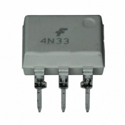 4N33M, Оптопара транзисторная, x1 5.3кВ 30В 150мА 0.25Вт Кус=500% -55...+100C