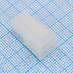 KLS1-4.20-2X02-MH, Корпус разъема питания Mini-Fit, 4pin, розетка на кабель, шаг 4,2мм