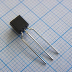 2N2222A, Биполярный транзистор, NPN, 40 В, 0.6 А, 0.625 Вт TO-92