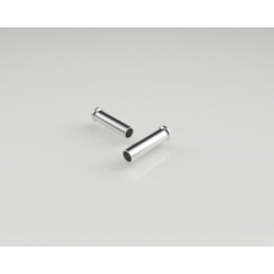 Наконечник втулочный DIN 46228-A 0,75-6, Наконечник кабельный, трубчатый, неизолированный, S=0.75мм, L=6мм