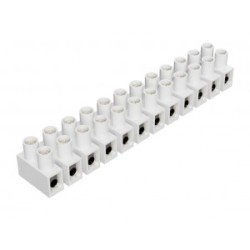 Клеммная колодка 6E/12, Клеммные колодки, Тип 6 E, 12 полюсов, делимые, без защиты провода, номинальное сечение провода: 4 мм кв., номинальные характеристики: 400 V; 24 A; серия Appliance