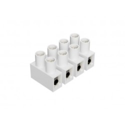 Клеммная колодка 4E/4, Клеммные колодки, Тип 4 E, 4 полюса, делимые, без защиты провода, номинальное сечение провода: 1,5 мм кв., номинальные характеристики: 400 V; 17,5 A; серия Appliance