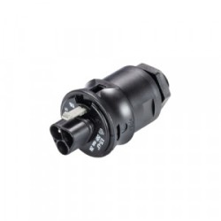 Вилочный разъем в панель RST20I3F S2 M03V SW, Вилочный разъем в панель, М16, 3 полюса, тип фиксации провода: пружинный, номинальные характеристики: 250V, 20A,цвет корпуса:черный,цвет контактной вставки: черный, серия RST Classic Вилочный разъем в панель RST20I3F S2 M03V SW, Вилочный разъем в панель, М16, 3 полюса, тип фиксации провода: пружинный, номинальные характеристики: 250V, 20A,цвет корпуса:черный,цвет контактной вставки: черный, серия RST Classic