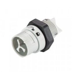 Вилочный разъем в панель RST16I3 S S1 M02 GL, Вилочный разъем в панель, М16, 3 полюса, тип фиксации провода: винтовой, номинальные характеристики: 250V, 16A, цвет корпуса: черный, цвет контактной вставки: серый, серия RST MINI Вилочный разъем в панель RST16I3 S S1 M02 GL, Вилочный разъем в панель, М16, 3 полюса, тип фиксации провода: винтовой, номинальные характеристики: 250V, 16A, цвет корпуса: черный, цвет контактной вставки: серый, серия RST MINI