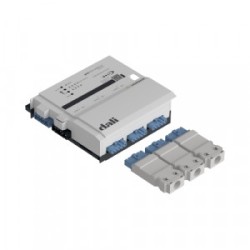 Модуль FLEX-0/3DA AC Z, Модуль расширения gesis FLEX, DALI, 3 управляемых выхода (с питанием), разъемы для подключения в комплекте, монтаж DIN35, для работы требуется базовый модуль