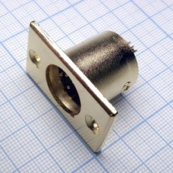 CANNON 21 7M, Аудио разъём XLR - вилка приборная, 7 контактов, цвет - золотистый