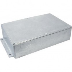 B011MF, Алюминиевый корпус с фланцами. неокрашенный