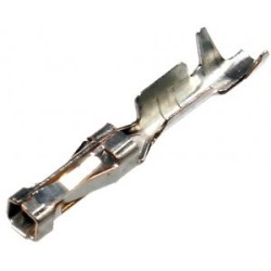 1-104480-6, Контакт, Серия AMPMODU Short Point, Гнездо, Обжим, 22-26 AWG