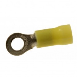 160292, Клемма с кольцевым наконечником, 27.9мм 10-12 AWG желтая изолированная 160292, Клемма с кольцевым наконечником, 27.9мм 10-12 AWG желтая изолированная