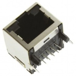 1-406541-5, Модульный разъем, Cat5, RJ45, Гнездо, 8 контакт(-ов), 8 вывод(-ов), 1 порт(-ов)