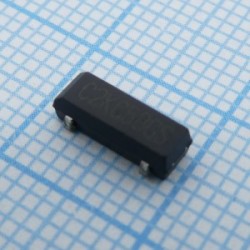 12.87114, Резонатор кварцевый 32.768кГц 20ppm, Cшунт = 2пФ, Cнагр = 12.5пФ