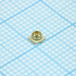 734120114, Conn Micro Coaxial RCP 0Hz to 6GHz 50Ohm Solder ST SMD Gold Embossed T/R