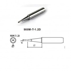 900M-T-1.2D, жало 900 серии для паяльной станции YIHUA, клин 1.2мм