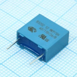 B32021A3103M000, Пленочный помехоподавляющий конденсатор Y2 0.01мкФ 300VAC ±20% (13х6х12мм) радиальный 10мм 110°C автомобильного применения россыпь