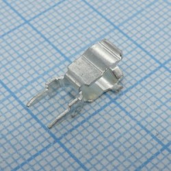 01000056Z, Контакты-держатели предохранителя (клипса) диаметром 5мм, монтаж на плату, 10А, 250В DC/AC