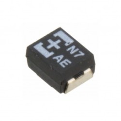 10TPB47M, Конденсатор танталовый полимерный 47мкФ ±20% 10В B2_корпус (3.5 X 2.8 X 1.9мм) для поверхностного монтажа 3528-21 0.07Ом 105°С лента на катушке