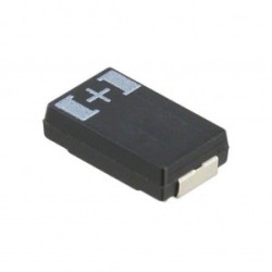 10TPC100M, Конденсатор танталовый полимерный 100мкФ ±20% 10В D2_корпус (7.3 X 4.3 X 1.9мм) для поверхностного монтажа 7343 0.045Ом 105°С лента на катушке