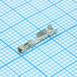 1-141708-1, Контакт-гнездо прямой монтаж на кабель 26AWG россыпь