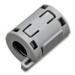 ZCAT1518-0730-BK, Фильтр на кабель 22х15 диаметр кабеля до 7 мм, чёрный, стяжка в комплекте