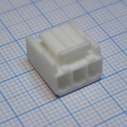 1-1123722-3, Корпус разъема 3-х позиционный 3.96мм шаг проводов 18-22