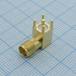 733910083, Разъем РЧ / Коаксиальный, SMA Коаксиальный, Прямоугольное Гнездо