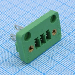 15CDGV-3.81-03P-14-00A(H), Разъемный клеммный блок на панель, 3 контакта. Серия 15CDGV-3.81