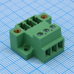 15EDG-GBM-3.81-03P-14-00A(H), Разъемный клеммный блок монтаж на поверхность серия 15EDG-GBM шаг 3.81мм 03 контакт(-ов)