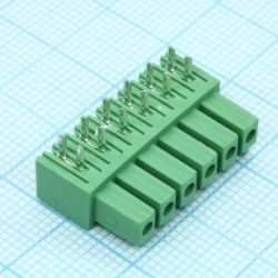 15EDGA-3.81-06P-14-00A(H), Разъемный клеммный блок, 6 контактов. Серия 15EDGA-3.81