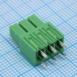 15EDGB-3.5-03P-14-00A(H), Разъемный клеммный блок на плату, 3 контакта. Серия 15EDGB-3.5