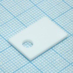 AOS 220 4 (1.5мм), Прокладка теплопроводящая керамическая TO-220 12х18х1,5мм тепловое сопротивление 0,3K/W, изоляция 10kV/mm