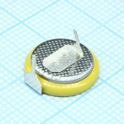 CR1225-VBY2, Li, MnO2 батарея типоразмера R12, 3В, 0.05Ач, приваренные выводы, -20...60 °C CR1225-VBY2, Li, MnO2 батарея типоразмера R12, 3В, 0.05Ач, приваренные выводы, -20...60 °C