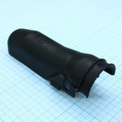 1418882-1, Крышка розетки прямая полиамид 6/6 черная автомобильного применения