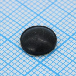 RF-1006, Круглая резиновая ножка черного цвета на клеевой основе 3M RF-1006, Круглая резиновая ножка черного цвета на клеевой основе 3M