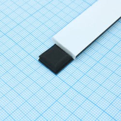 RF-2006, Квадратная резиновая ножка черного цвета на клеевой основе 3M RF-2006, Квадратная резиновая ножка черного цвета на клеевой основе 3M