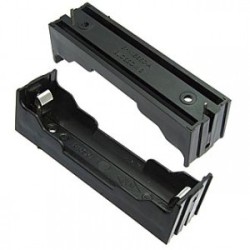 BATTERY HOLDER FOR LI-ION 1X18650, Батарейный отсек с захватом для Li-ion 1X18650, открытый