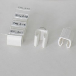 Держатель маркера CHL-3-10, L=10мм, O=6-10 мм кв. (уп. 500 шт.), 755310, Контейнер для маркера, защелкивающийся на кабеле, длина 10 мм, диаметр провода 4,3 - 6,0 мм, в упаковке 500 держателей для установки маркера HIC