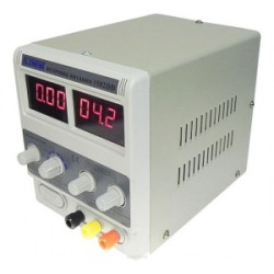 ELEMENT 1502DD, Источник питания, 0-15V-2A 2xLCD