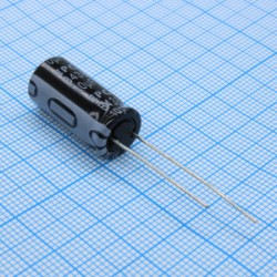 B41851A9107M000, Конденсатор алюминиевый электролитический 100мкФ 100В ±20% (10х20мм) радиальный 5мм 1.7Ом 245мА 2000час 105°C россыпь