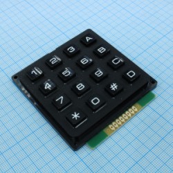 AK-1604-N-BBW, Клавиатура телефонная пластиковая 4х4 кнопки