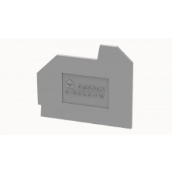 Боковая крышка D-DC2.5-TW-01P-11-00Z(H), Крышка боковая, для клемм DC2.5-TW..., цвет: серый Боковая крышка D-DC2.5-TW-01P-11-00Z(H), Крышка боковая, для клемм DC2.5-TW..., цвет: серый