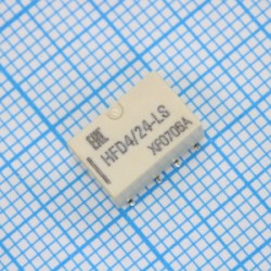 HFD4/24-LSR, Реле сигнальное катушка 24В 2А две группы на переключение HFD4/24-LSR, Реле сигнальное катушка 24В 2А две группы на переключение