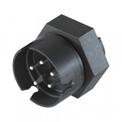 Вилочный разъем в панель RST08i5 S S1 M02H SW, Вилочныйразъем в панель,М16,6,5 полюсов, тип фиксации провода: винтовой,номинальные характеристики:250/400V, 8A,цвет корпуса: черный,цвет контактной вставки: черный,серия RST MICRO