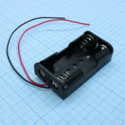 BH321-1A, Батарейный отсек на 2 элемента AA с проводом