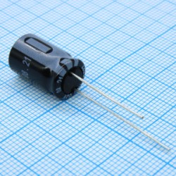 B41851A8227M000, Конденсатор алюминиевый электролитический 220мкФ 63В ±20% (10 х 16мм) радиальный 5мм 0.9Ом 335мА 2000час 105°С россыпь