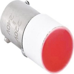 Лампа BA9s для NP2 красн. светодиод. матрица AC/DC 220В 576739, Лампа светодиодная