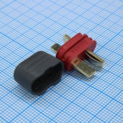 AM1015E-M, Разъем питания постоянного тока 2 вывода вилка на провод под пайку