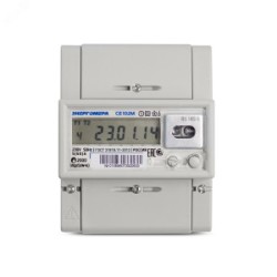 Счетчик CE102M R5 145 A 1ф 5-60А класс точн. 1.0 многотариф. RS-485 ЖКИ юр. лица Екат. вр. 101002003010748-TP103, Счетчик однофазный