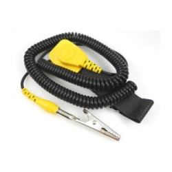 608-611B-6, Антистатический браслет со шнуром заземления, зажимом 